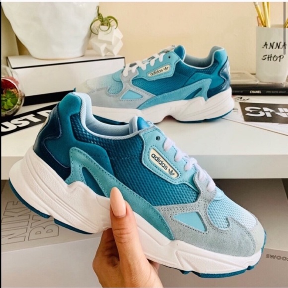 adidas Shoes - NWT ADIDAS FALCON OMBRÉ 8 blue running shoes 90s
